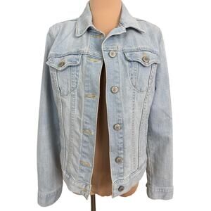 Old Navy Light Wash Jean Jacket Medium Classic Denim Layering Piece